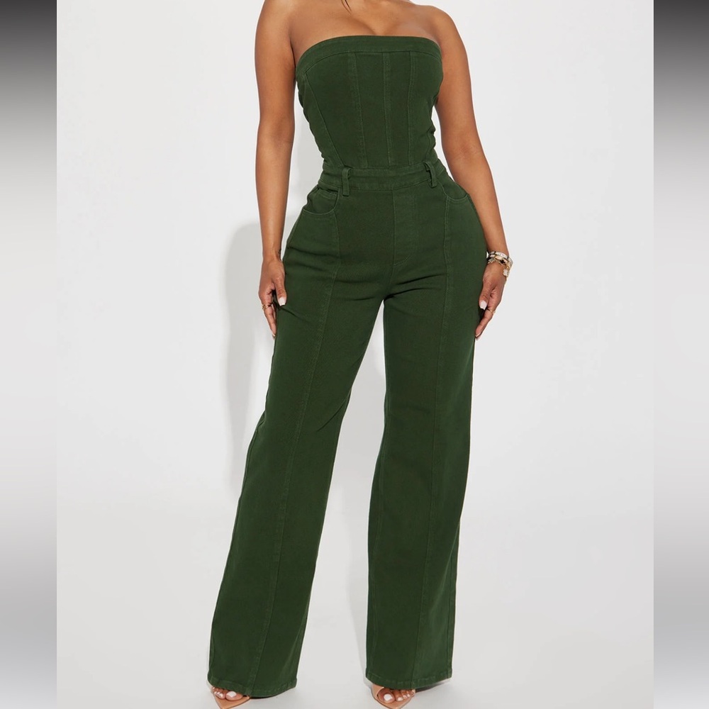 Mine For The Weekend Denim Jumpsuit
